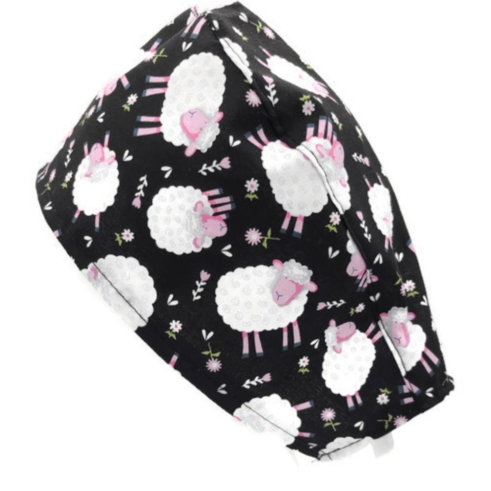 White Sheep Farm Animal Surgical Scrub Cap